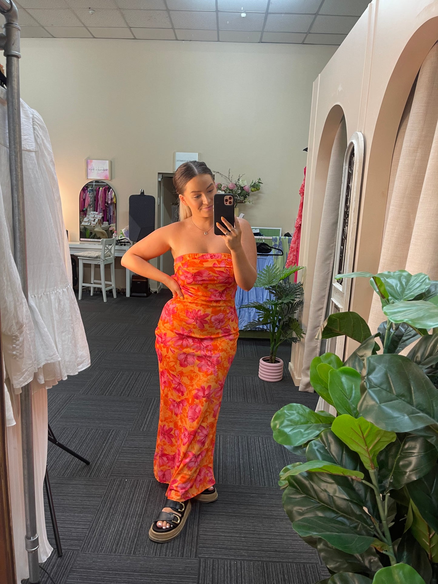 Beginning Boutique floral strapless - 12