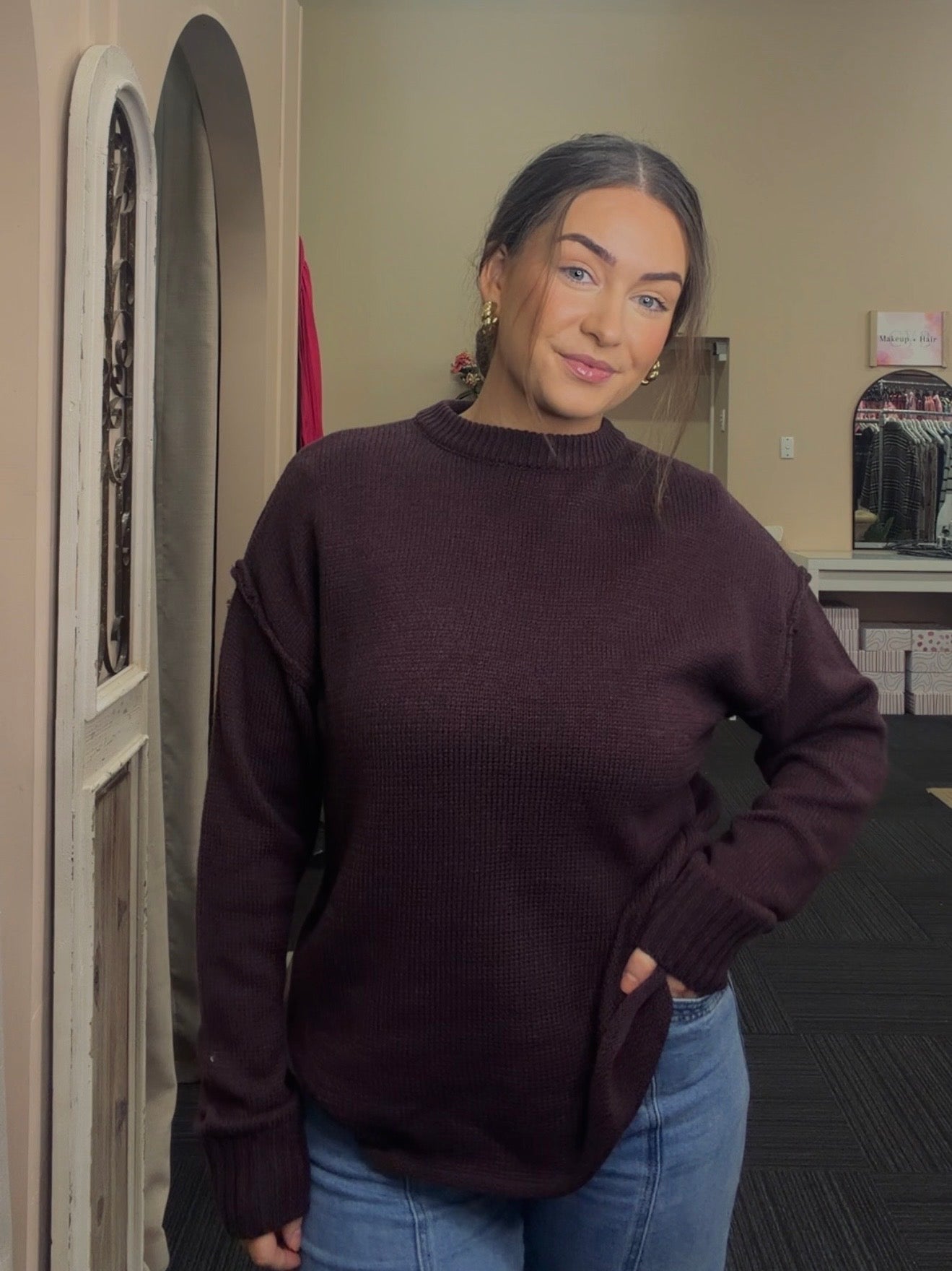 Chocolate Knit