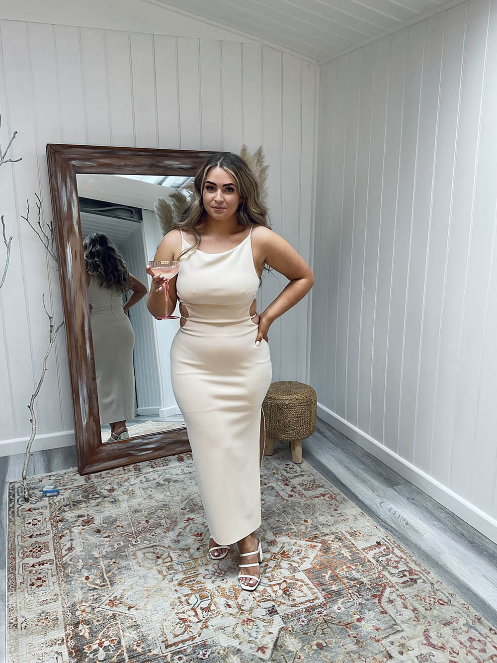 Bec And Bridge Cammi Cut-Out Midi Dress in Vanilla – COLOUR YOU BEAUTIFUL