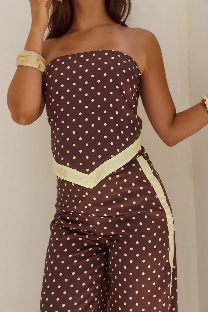 The Dotty Scarf Top
