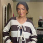 Cocoa Stripe Cardi