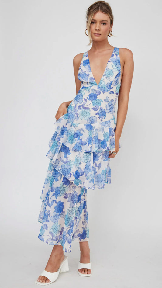 Selfie Leslie Blue Veda Ruffle midi - 6