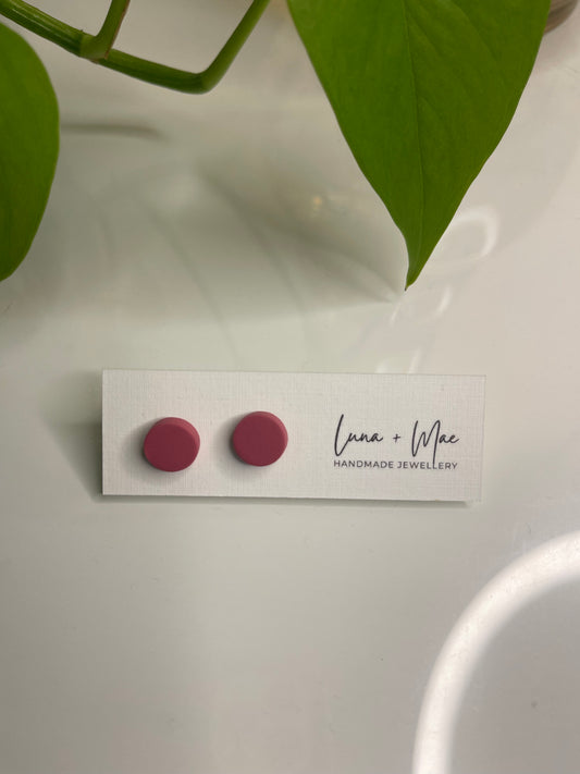 Cherry stud earrings