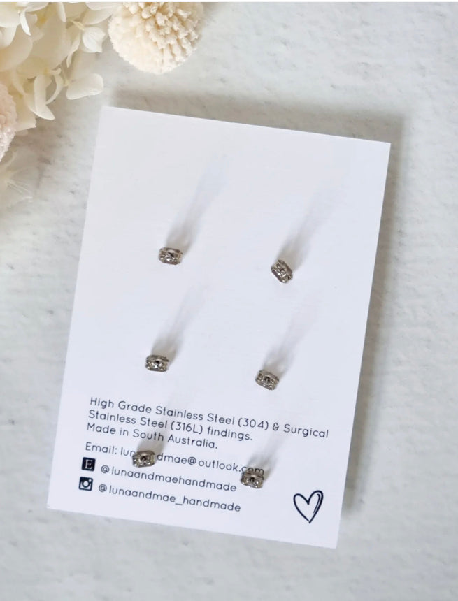 Tiny Trio Stud pack earrings