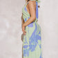 Pretty Little Thing green floral maxi - 6