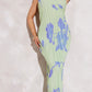 Pretty Little Thing green floral maxi - 6